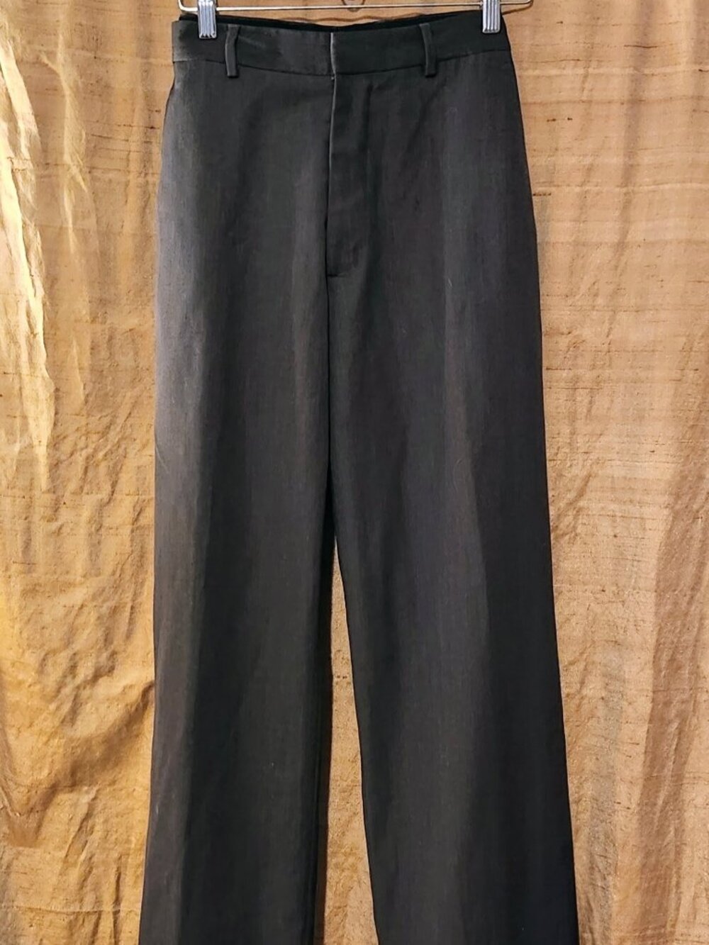 Banana Republic Men's Slim Fit Wool Trousers Charcoal 34x34